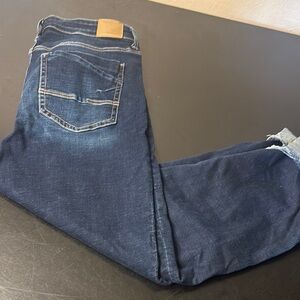 Parker high-rise crop jeans